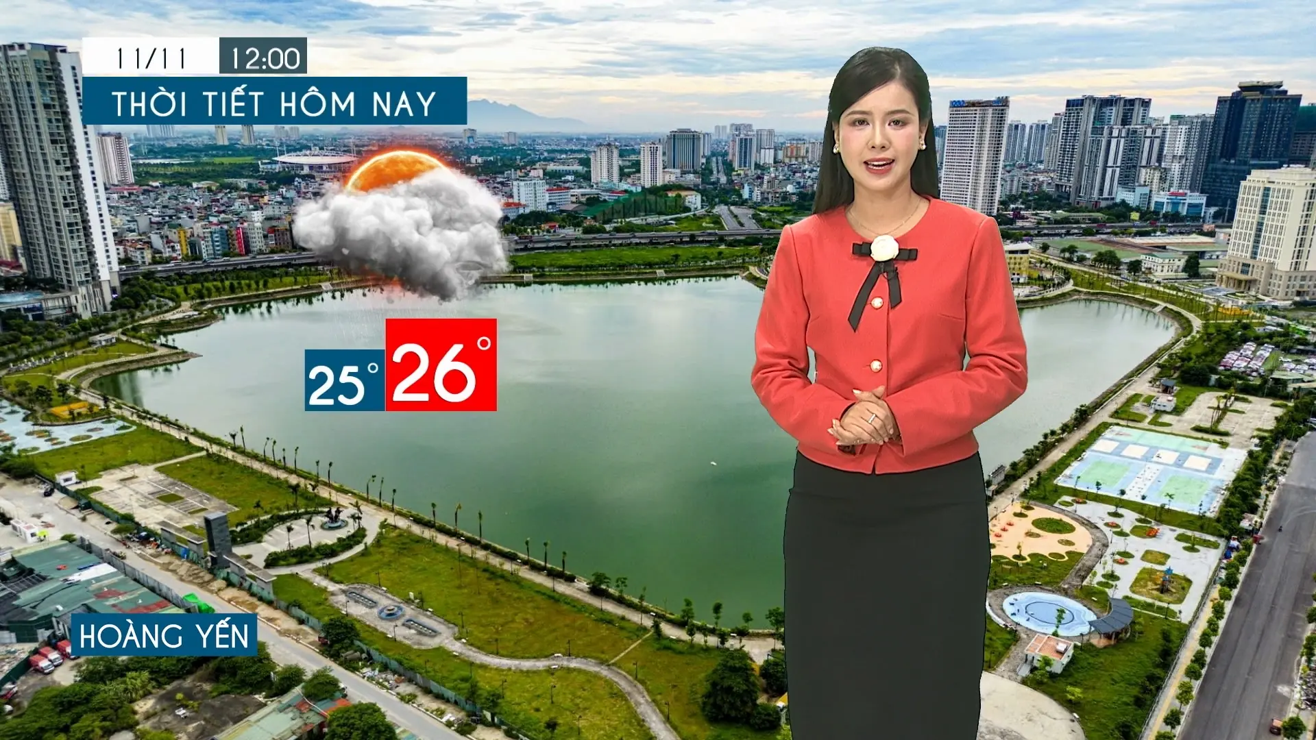 Dự báo thời tiết tối | 11/11/2025